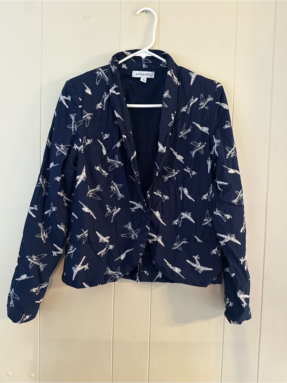 Emily and Fin Airplane Blazer Jacket